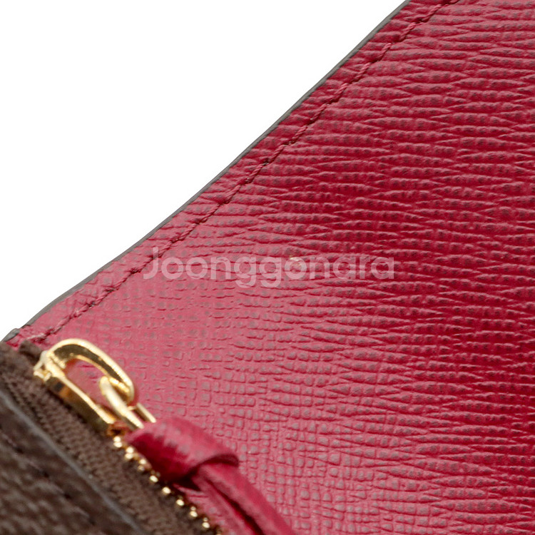 루이비통 모노그램 캔버스 푸시아 로잘리 카드지갑--6