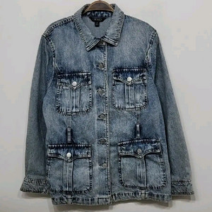 (L) 랄프로렌 폴로 데님자켓 연청 청자켓 빈티지