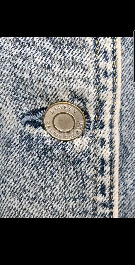 (L) 랄프로렌 폴로 데님자켓 연청 청자켓 빈티지--3