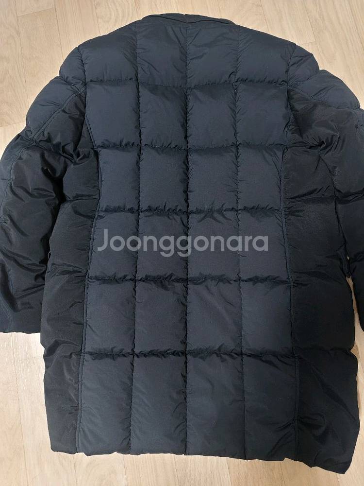 질스튜어트 짙은 네이비 구스다운 롱패딩 M--1