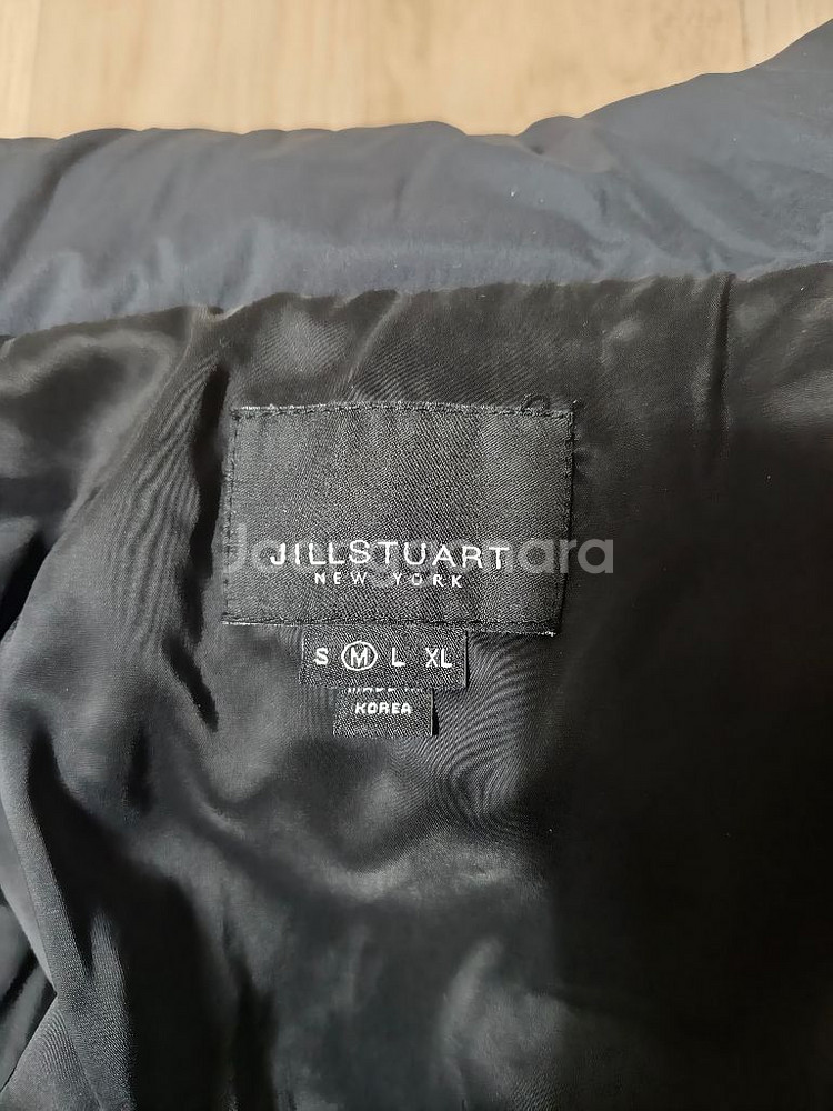 질스튜어트 짙은 네이비 구스다운 롱패딩 M--3