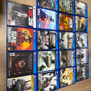 ps4 플스 타이틀 씨디 팝니다