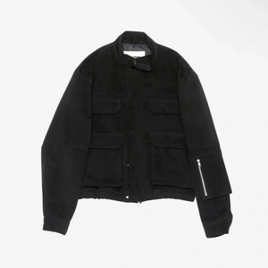 알렌느 3D M-65 숏 자켓 블랙