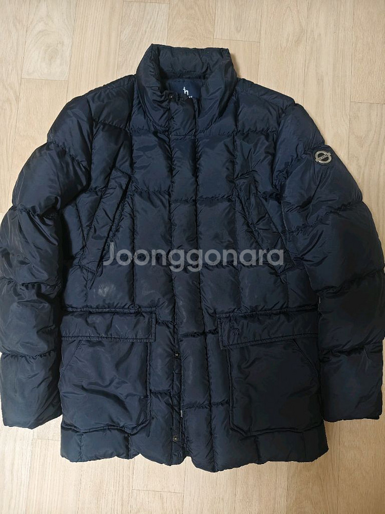 헤지스 남성 네이비 패딩 95--0