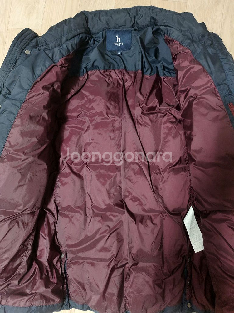 헤지스 남성 네이비 패딩 95--2