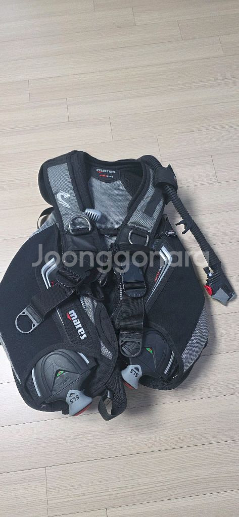 마레스 드래곤 SLS 스쿠버 다이빙 BCD 부력조절기 외 제트핀 꾀트로--0