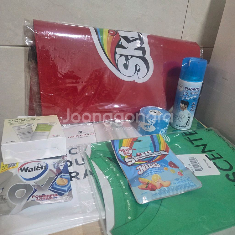 2025JTBC마라톤 제마 10km 기념품 세트 새상품 티셔츠90--1