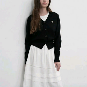 택달린새상품) 제너럴아이디어 에센셜 가디건 블랙 m