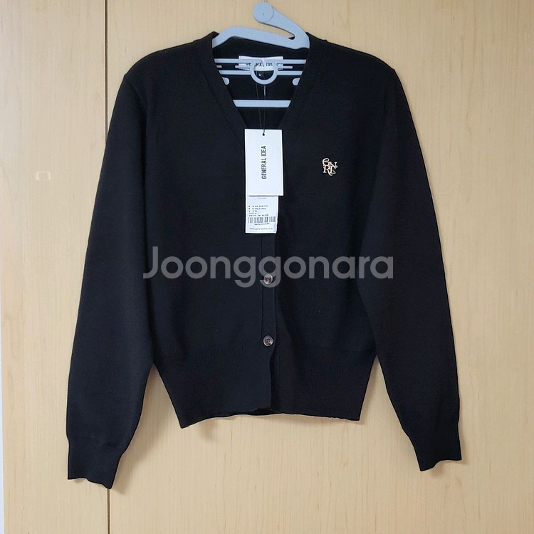 택달린새상품) 제너럴아이디어 에센셜 가디건 블랙 m--2