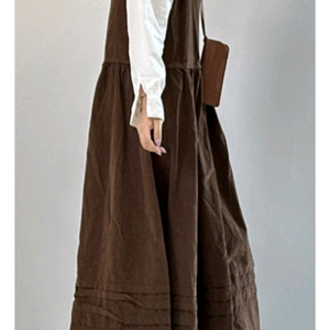 이에르 로잘린골덴 원피스(브라운)