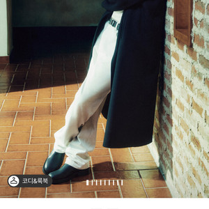 타임옴므 캐시미어 블렌드 백 슬릿 코트 베이지 95