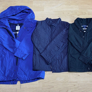 남아 130 바람막이 자켓 3벌(블루독 폴로)