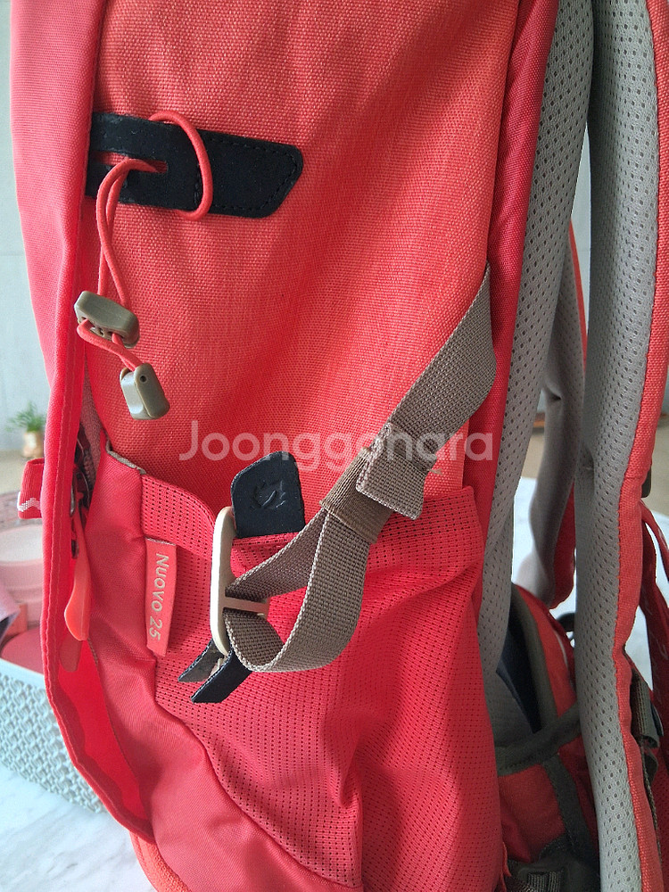 라푸마 몽블랑 누오보 25 등산 백팩 레드--6