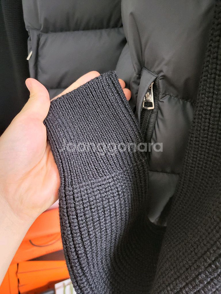 24FW 몽클레어 트리콧 니트패딩 L--4