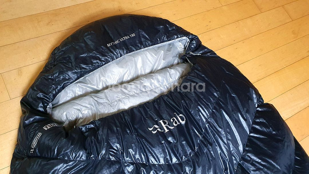 랩 미틱 울트라 180 블랙 침낭--0