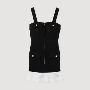 산드로플리츠 슬링 원피스