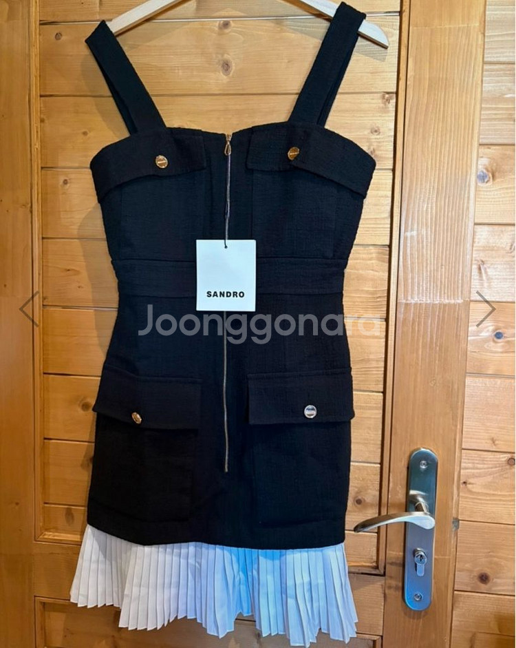 산드로플리츠 슬링 원피스--3