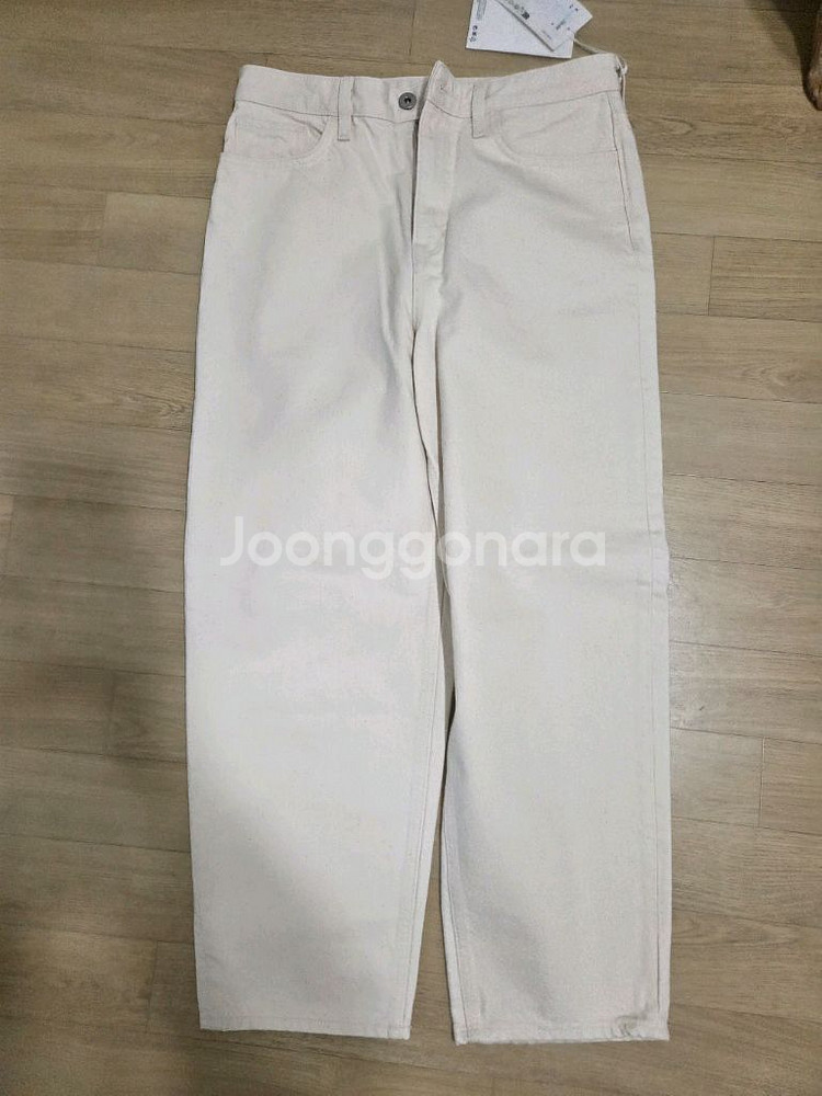 COS 코스 테이퍼드 레그 하이라이즈 앵클 데님 팬츠 28--0