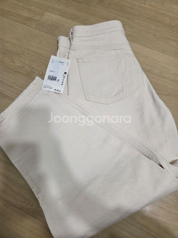 COS 코스 테이퍼드 레그 하이라이즈 앵클 데님 팬츠 28--3