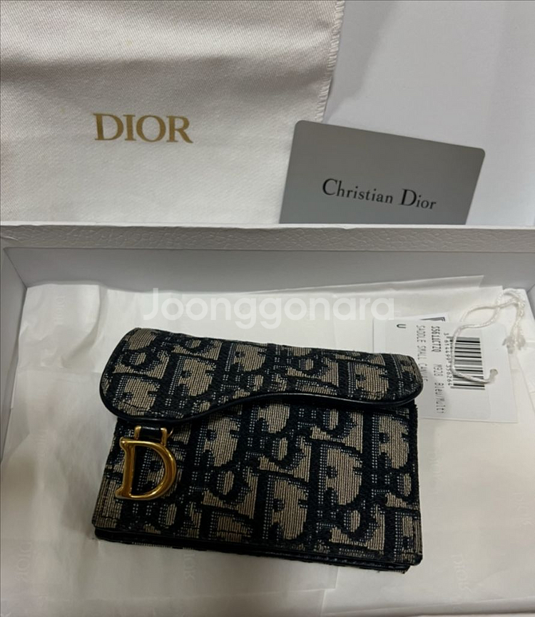 디올 오블리크 새들 카드지갑--0