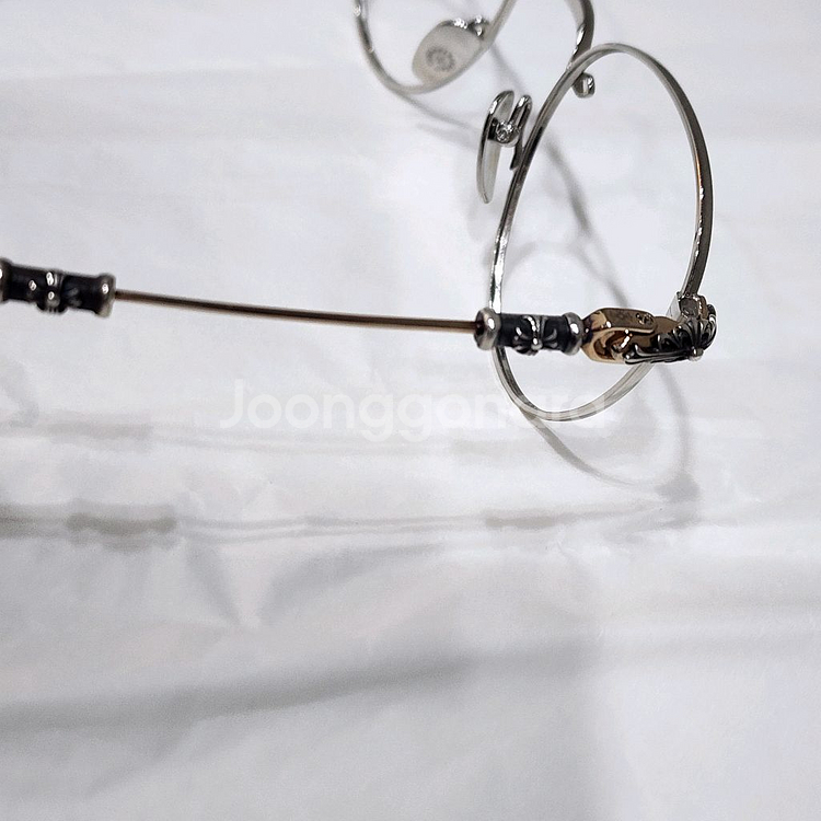 크롬하츠 부바A 실버골드 안경테--5