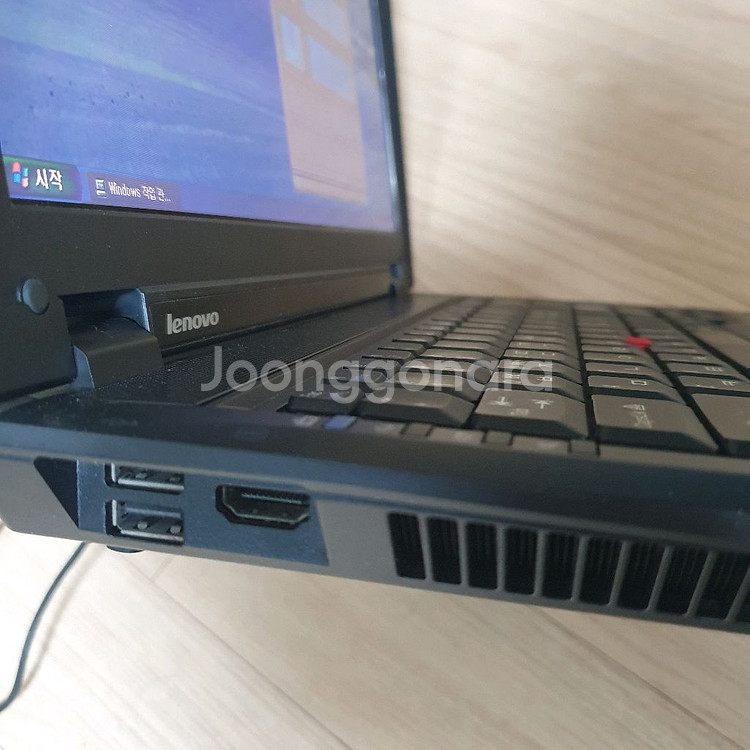 씽크패드 옛날 레트로 원도XP 노트북 수집용 작동함--3