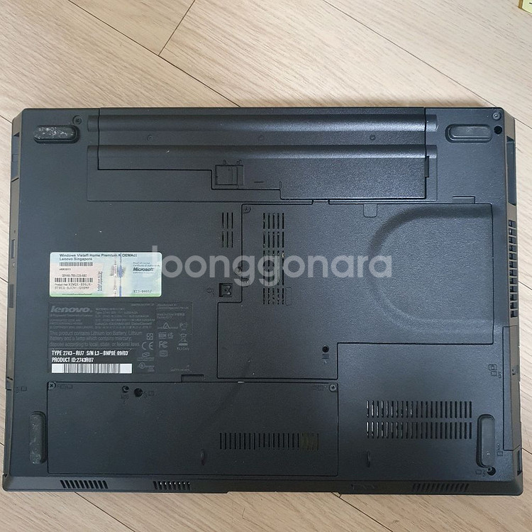 씽크패드 옛날 레트로 원도XP 노트북 수집용 작동함--5