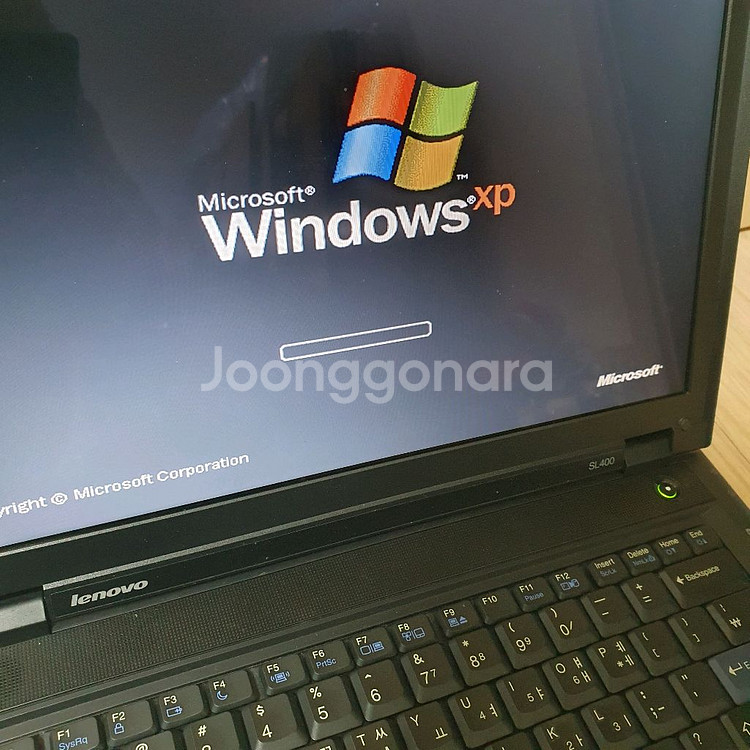 씽크패드 옛날 레트로 원도XP 노트북 수집용 작동함--2