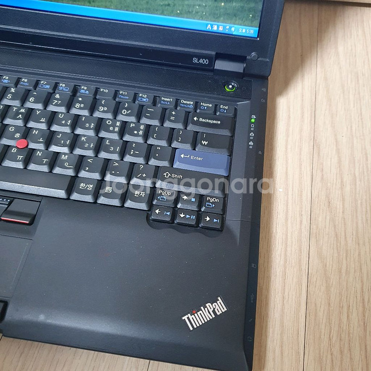 씽크패드 옛날 레트로 원도XP 노트북 수집용 작동함--4