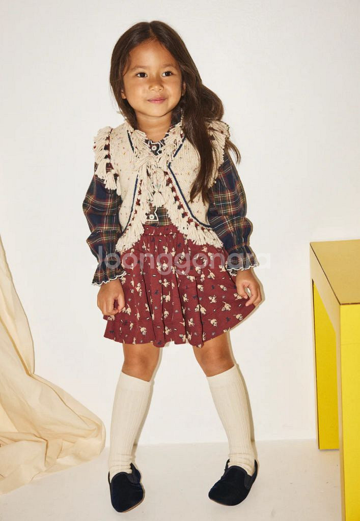 미샤앤퍼프 고양이 써클스커트 4y--1