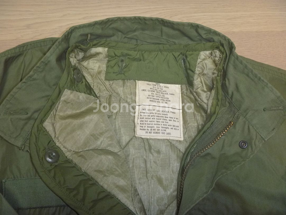 미군 오리지날 M65 피쉬테일 개파카 야상--4