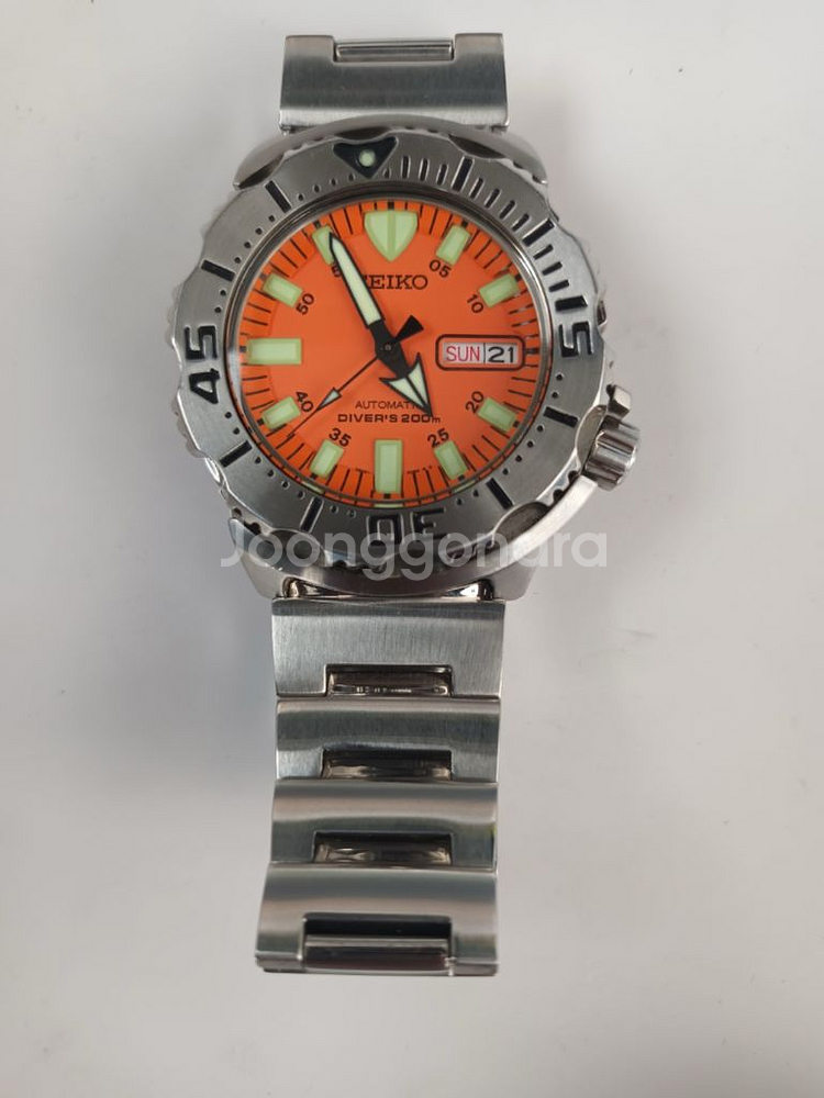 세이코 오렌지 몬스터 다이버 시계--1