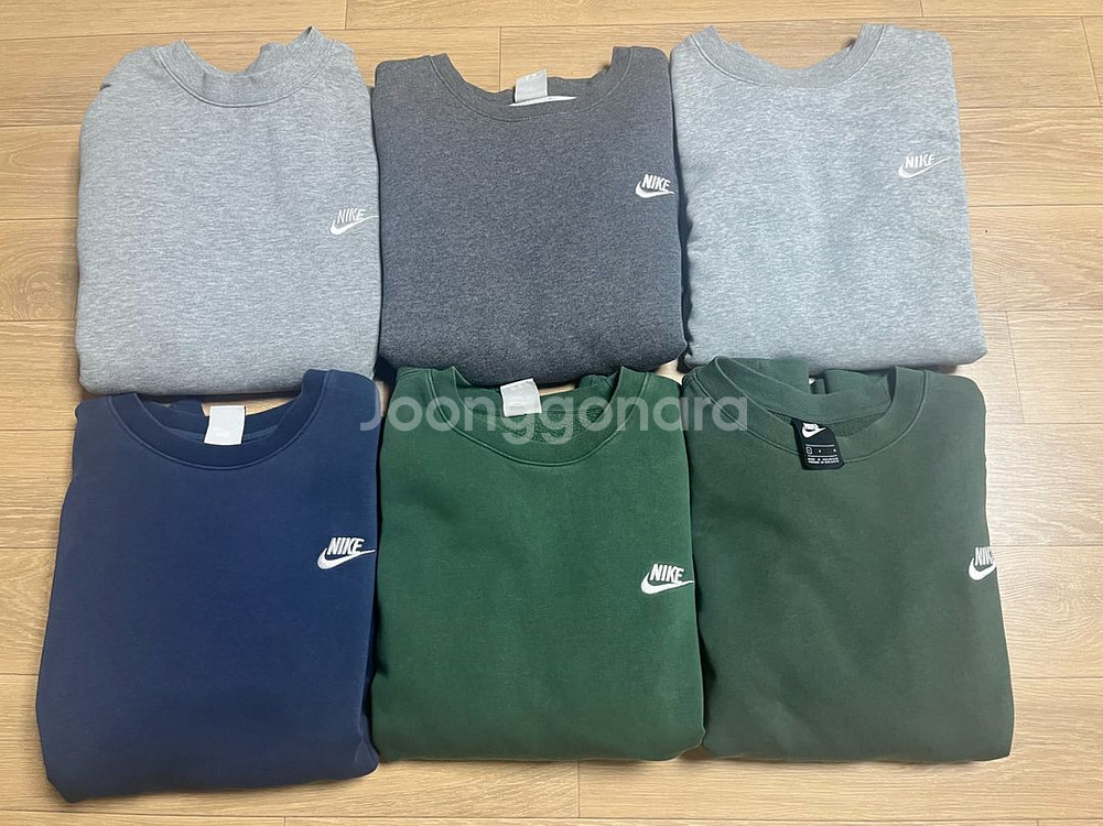 나이키 로고 맨투맨 6종 L 급처--0