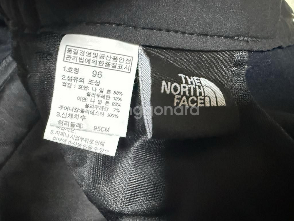 노스페이스 겨울용 방풍 등산바지 남성용 38인치--5