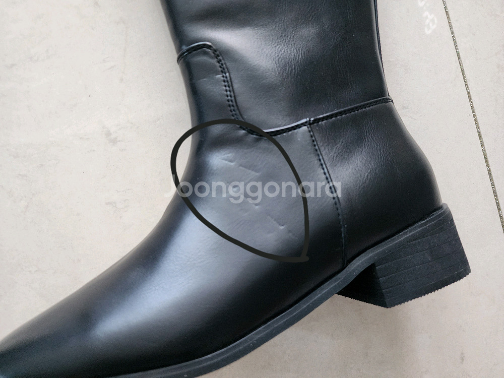 240사이즈 여성 겨울롱부츠 새거팔아요--5