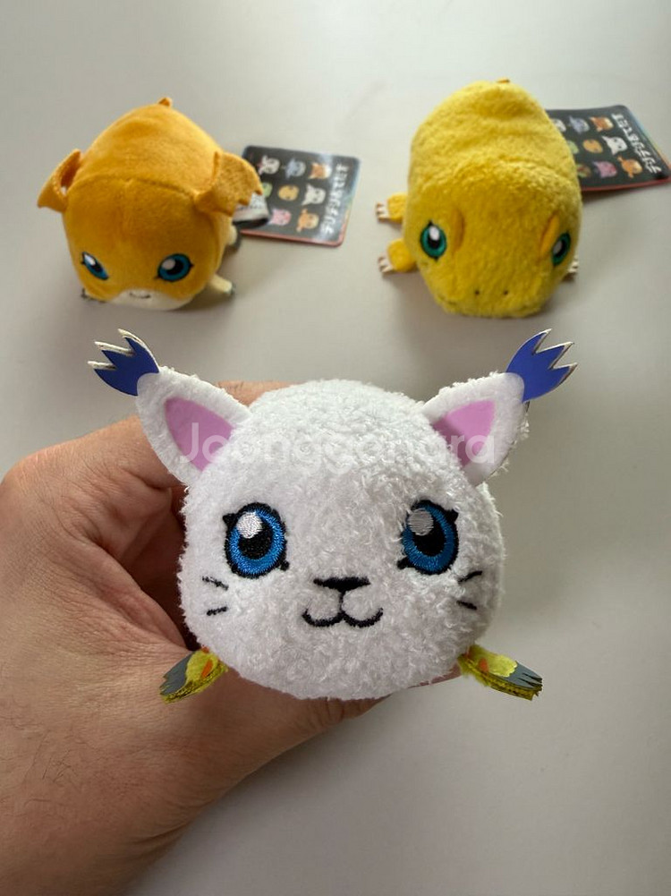 디지몬 쯔무쯔무 인형 (아구몬, 파닥몬, 가트몬)--4