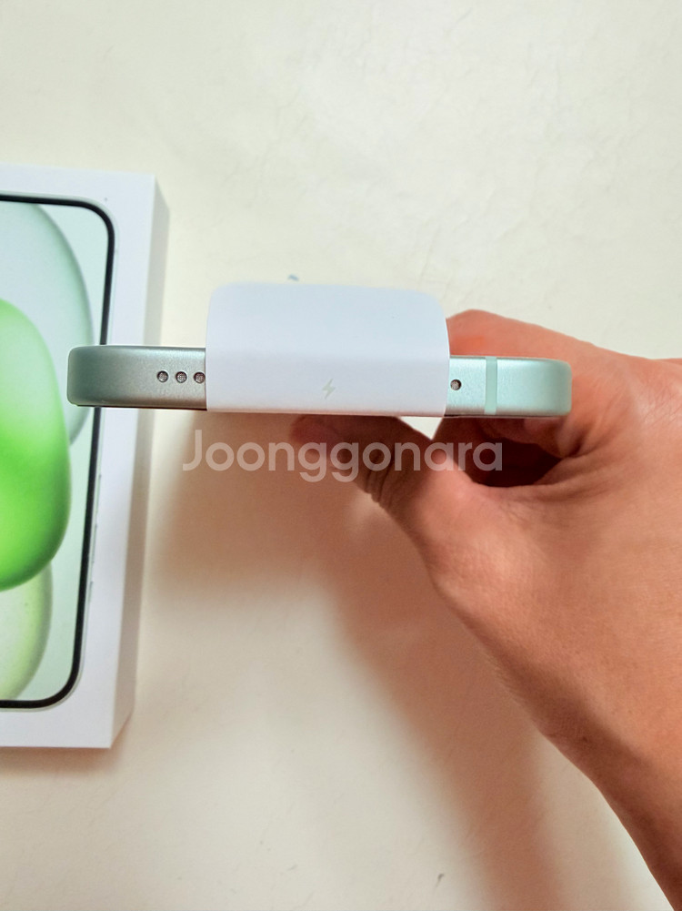 아이폰15 그린 새리퍼폰 512기가 (애케플11/7까지--5