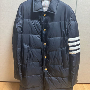 톰브라운 4바 패딩코트 네이비 1사이즈