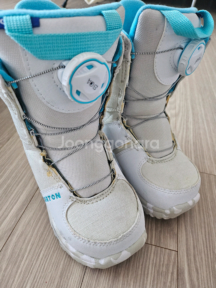 버튼 애프터스쿨 아동 스노우보드 세트 판매합니다.--5