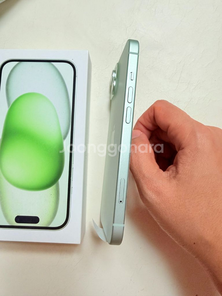아이폰15 그린 새리퍼폰 512기가 (애케플11/7까지--8