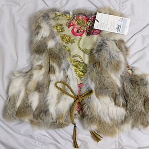 토끼털조끼 래빗퍼숏베스트 르샵 새상품