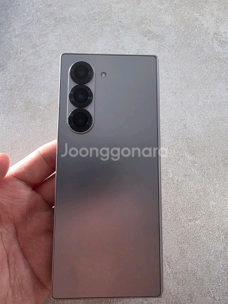 갤럭시z폴드6 실버 256기가--0