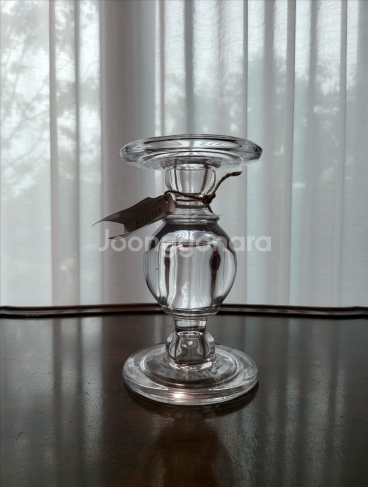 윌리엄소노마 글라스 촛대--0