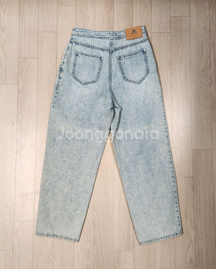 랑방 워싱 와이드 데님 팬츠 67 22SS--1