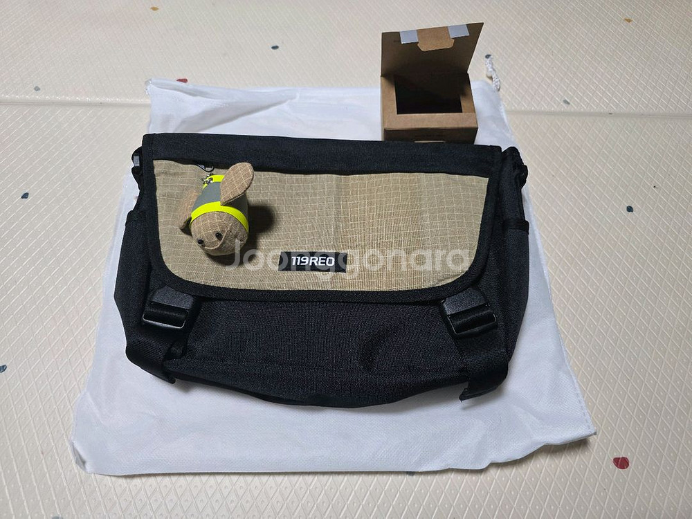 119REO 히어로 미니 메신저백(블랙)+소방벌 키링--3