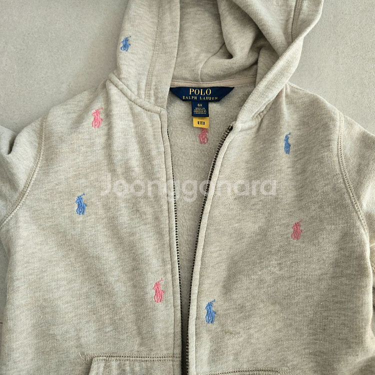 폴로 랄프로렌 키즈 후드 집업 6y--1