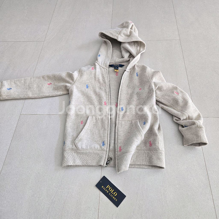 폴로 랄프로렌 키즈 후드 집업 6y--0
