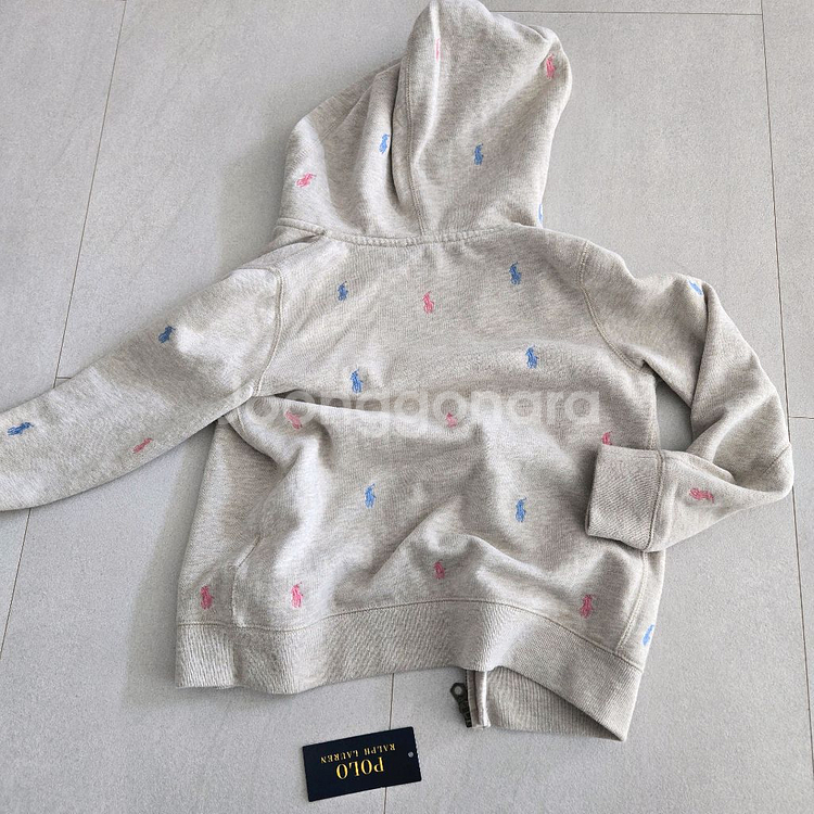 폴로 랄프로렌 키즈 후드 집업 6y--4