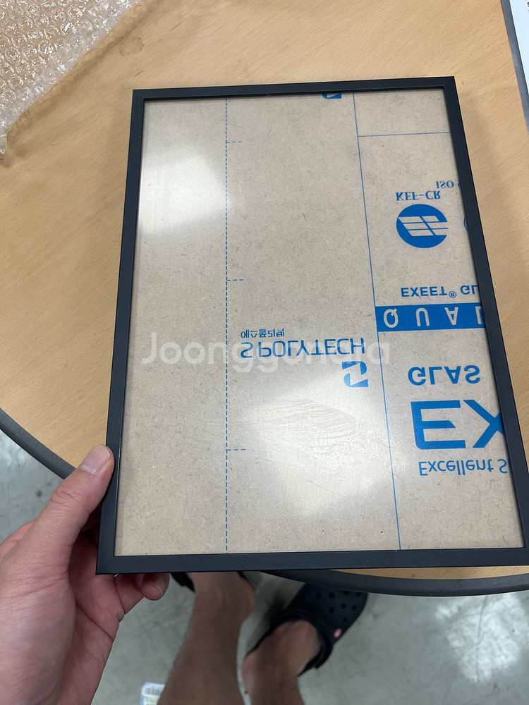 알루미늄 인테리어 액자 무광 블랙,화이트,실버--3