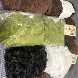 겨울가을 뜨개질 실 일괄 (수면사, 밍크털실)